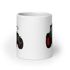 The Tractor Mugs Store Fendt 820 VArio TMS | White glossy mug Quality Farmers Merch