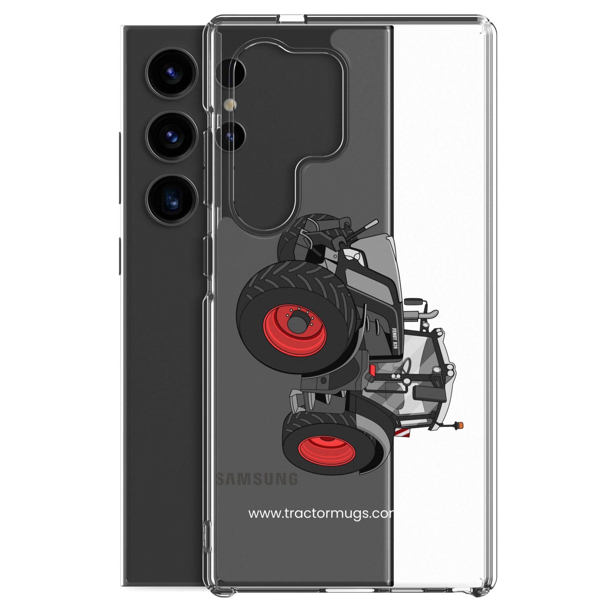 The Tractor Mugs Store Fendt 828 Profi Black Beauty | Clear Case for Samsung® Quality Farmers Merch