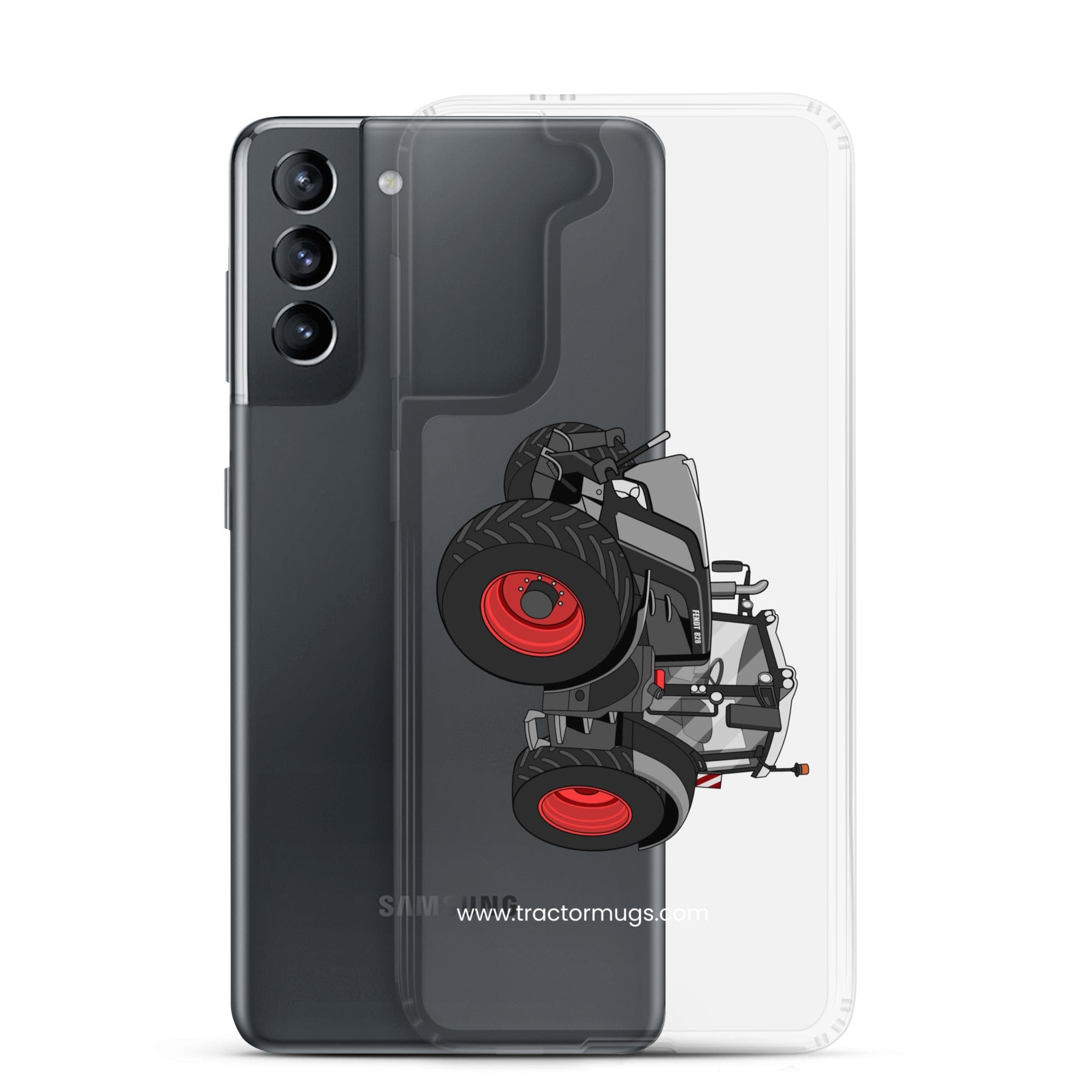 The Tractor Mugs Store Fendt 828 Profi Black Beauty | Clear Case for Samsung® Quality Farmers Merch