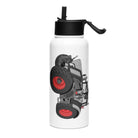 The Tractor Mugs Store Fendt 828 Profi Black Beauty | Stainless Steel Water Bottle Quality Farmers Merch