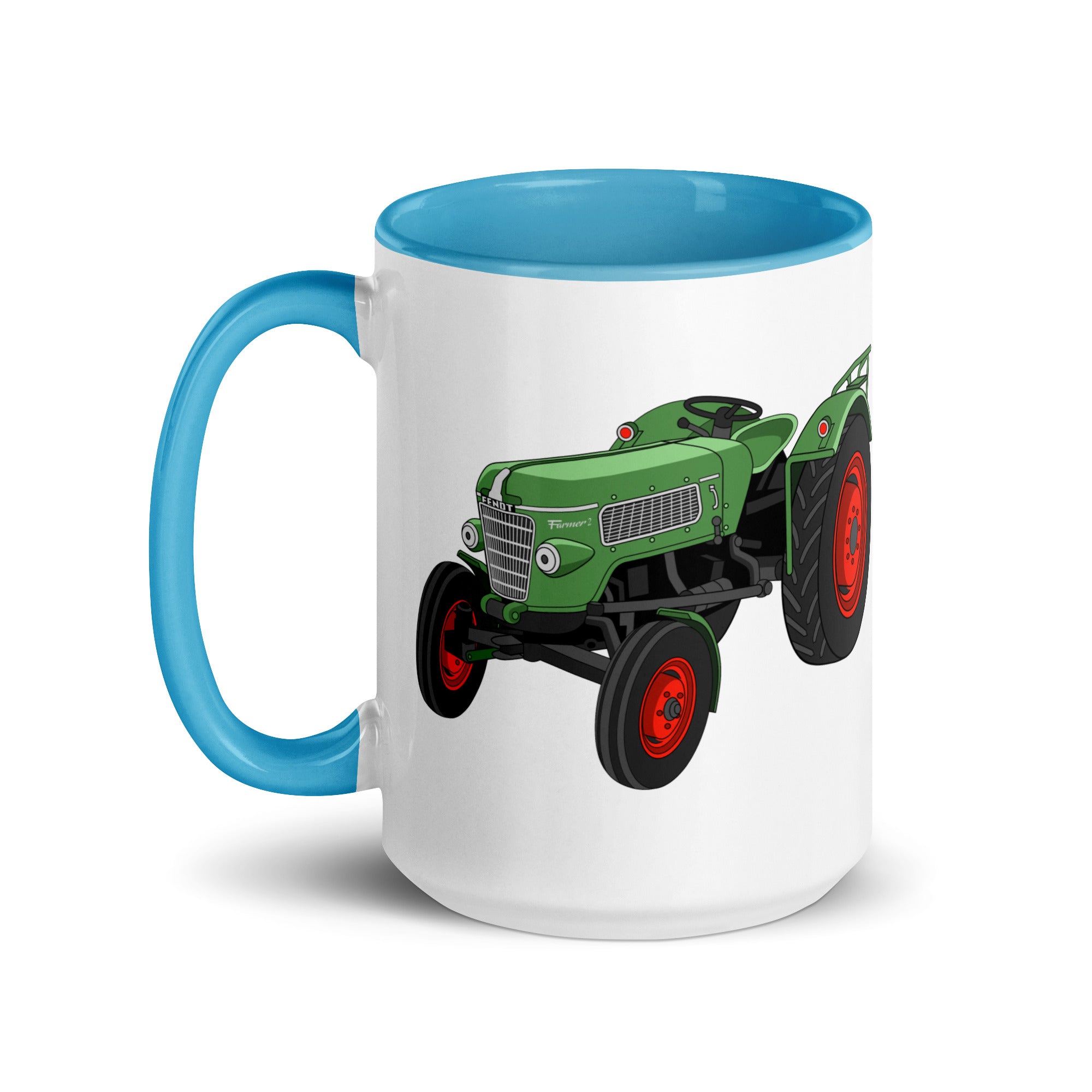 The Tractor Mugs Store Fendt Farmer 2 (1960) | Mug with Color Inside Quality Farmers Merch