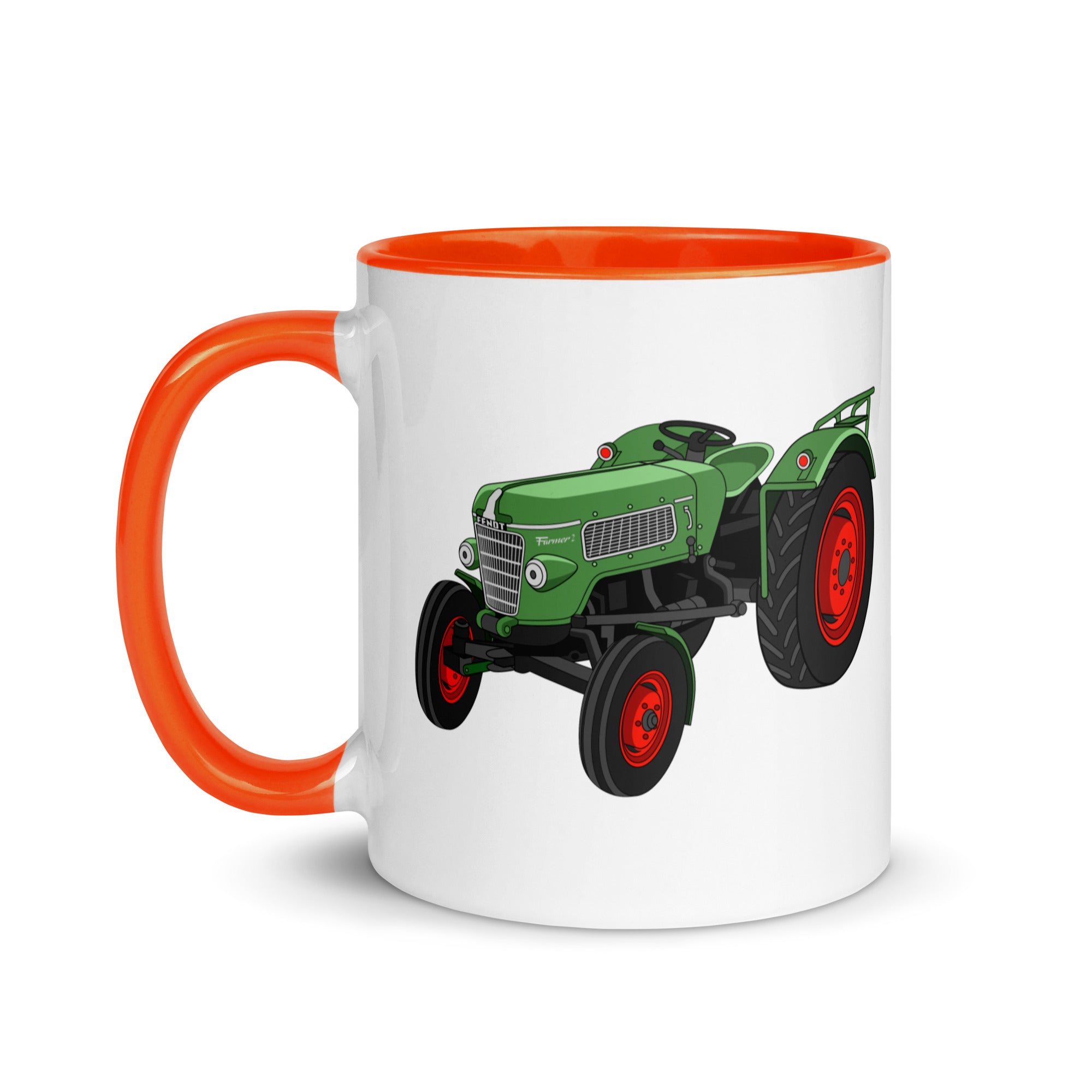 The Tractor Mugs Store Fendt Farmer 2 (1960) | Mug with Color Inside Quality Farmers Merch