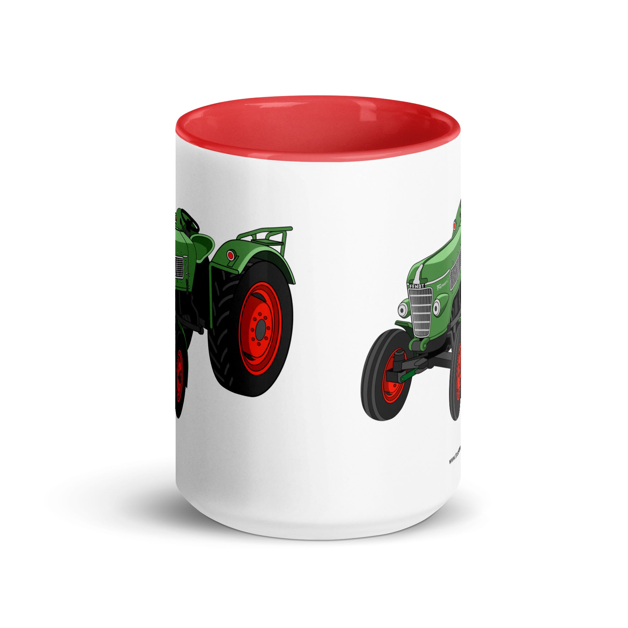 The Tractor Mugs Store Fendt Farmer 2 (1960) | Mug with Color Inside Quality Farmers Merch