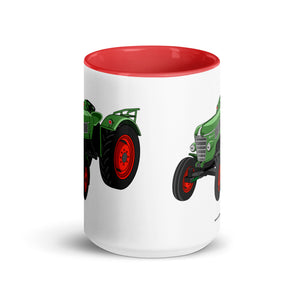 The Tractor Mugs Store Fendt Farmer 2 (1960) | Mug with Color Inside Quality Farmers Merch