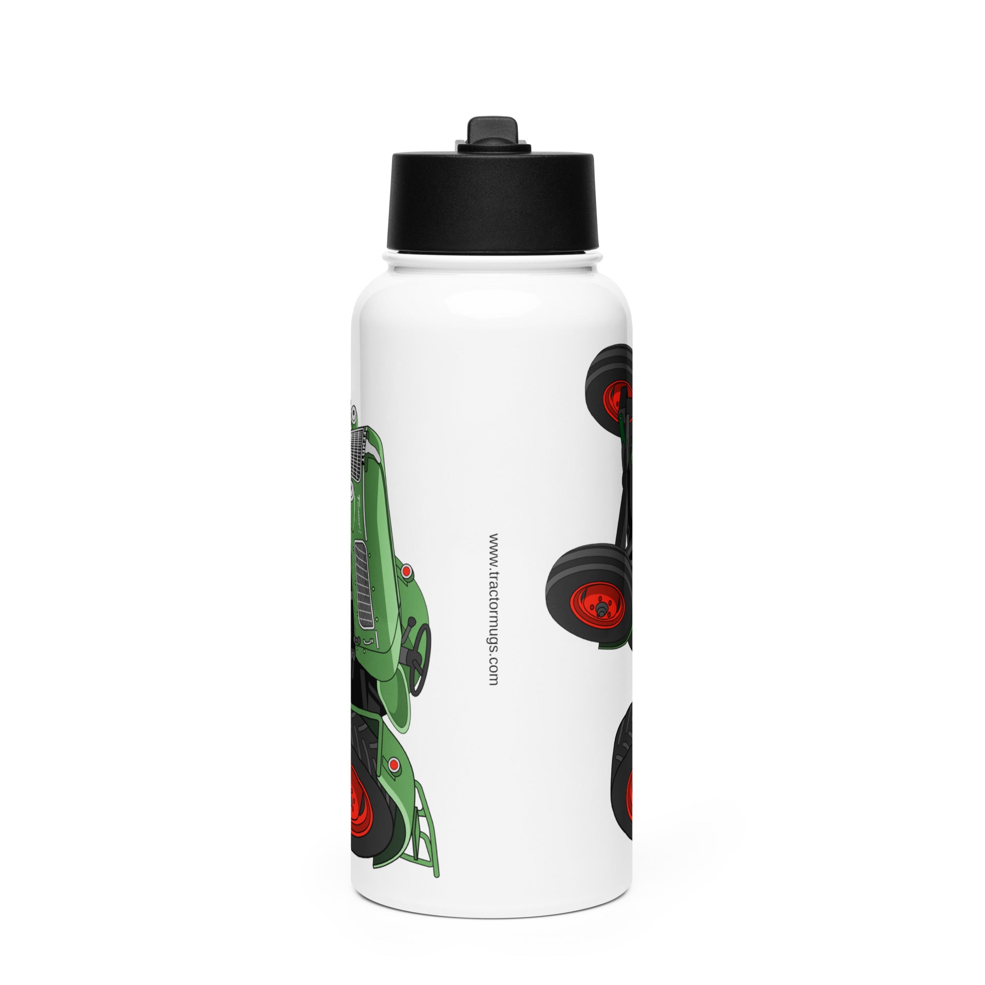 The Tractor Mugs Store Fendt Farmer 2 (1960) Stainless steel water bottle with a straw lid Quality Farmers Merch
