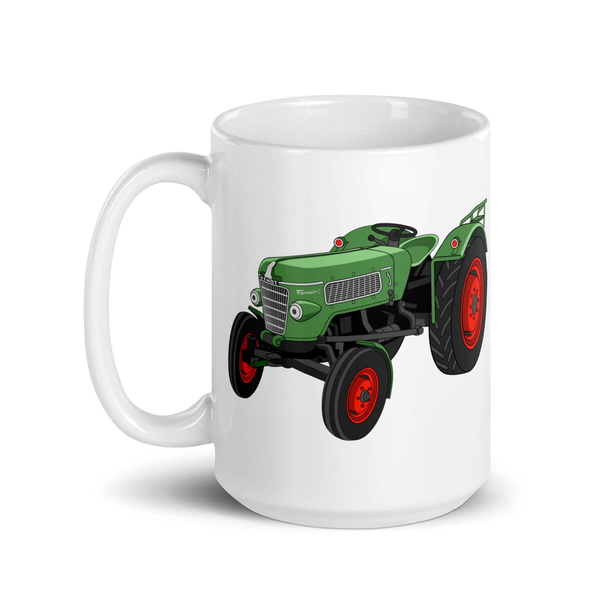 The Tractor Mugs Store Fendt Farmer 2 (1960) | White glossy mug Quality Farmers Merch