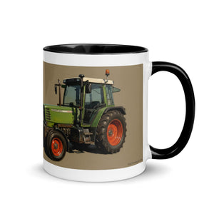 The Tractor Mugs Store Fendt Farmer 308 C Oil Painting | Mug with Color Inside Quality Farmers Merch