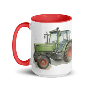 The Tractor Mugs Store Fendt Farmer 308 C Watercolor | Mug with Color Inside Quality Farmers Merch