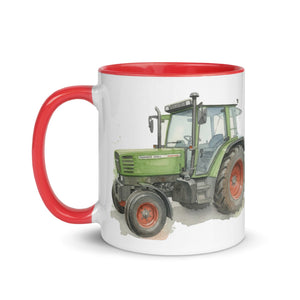 The Tractor Mugs Store Fendt Farmer 308 C Watercolor | Mug with Color Inside Quality Farmers Merch