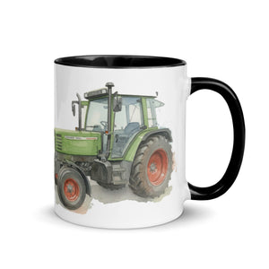 The Tractor Mugs Store Fendt Farmer 308 C Watercolor | Mug with Color Inside Quality Farmers Merch