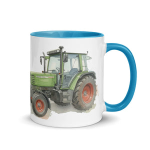 The Tractor Mugs Store Fendt Farmer 308 C Watercolor | Mug with Color Inside Quality Farmers Merch