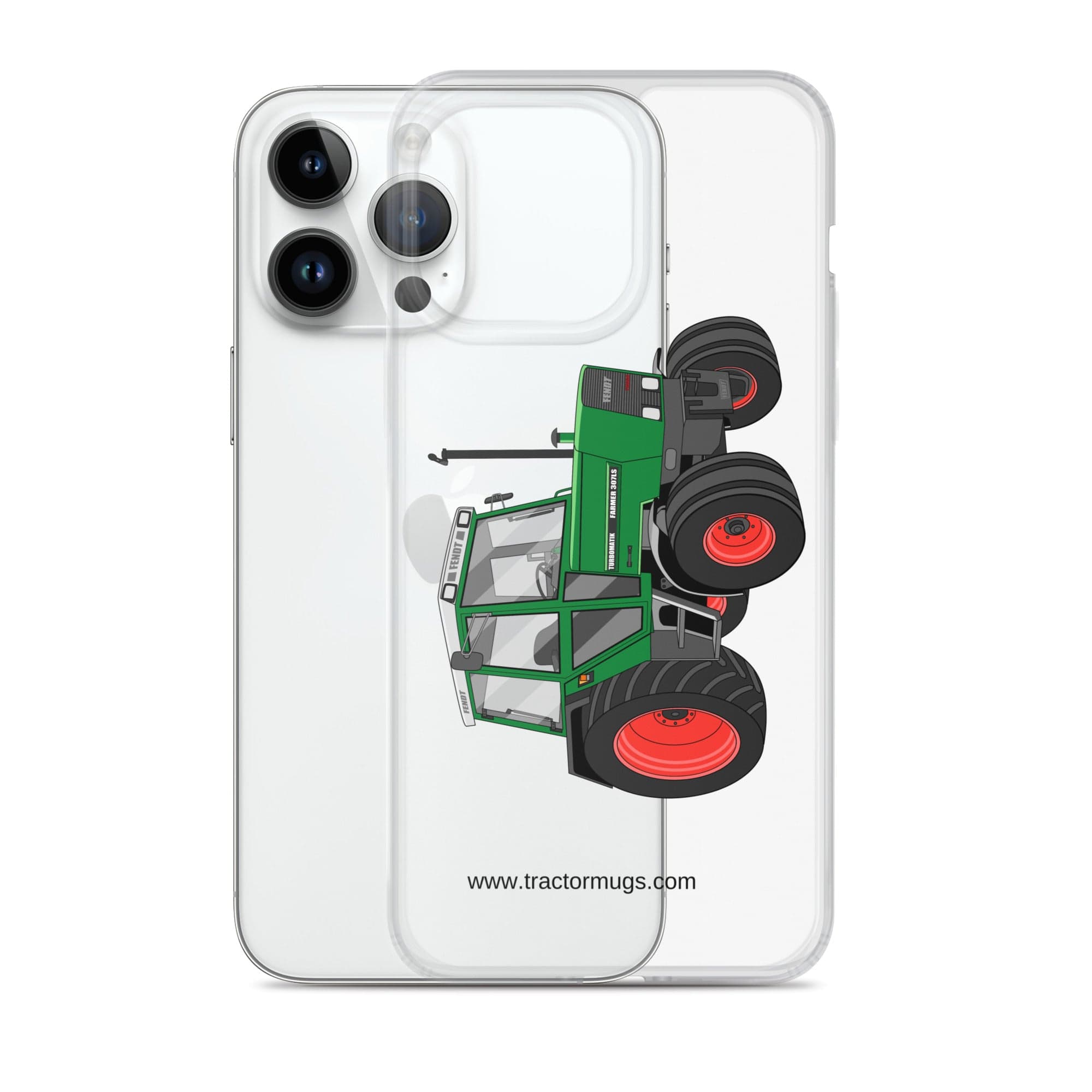 The Tractor Mugs Store Fendt Farmer TURBOMATIK 307 LSA  |  Clear Case for iPhone® Quality Farmers Merch