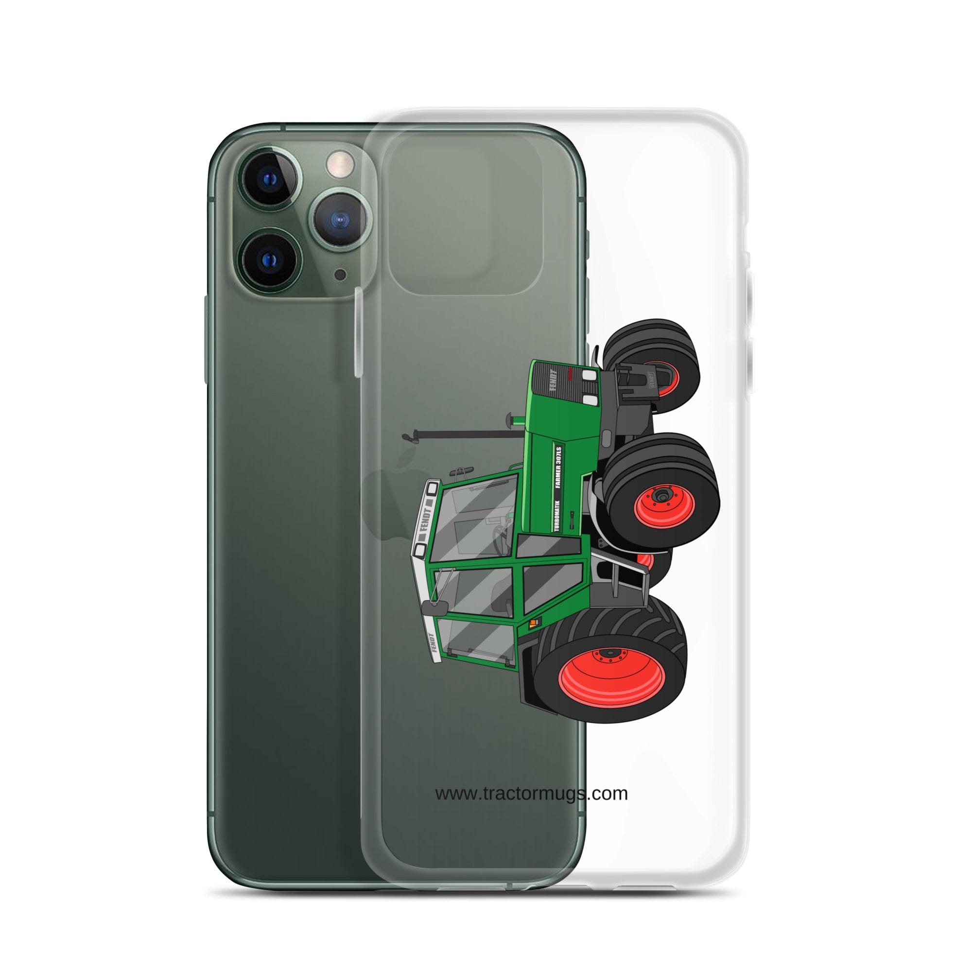 The Tractor Mugs Store Fendt Farmer TURBOMATIK 307 LSA  |  Clear Case for iPhone® Quality Farmers Merch