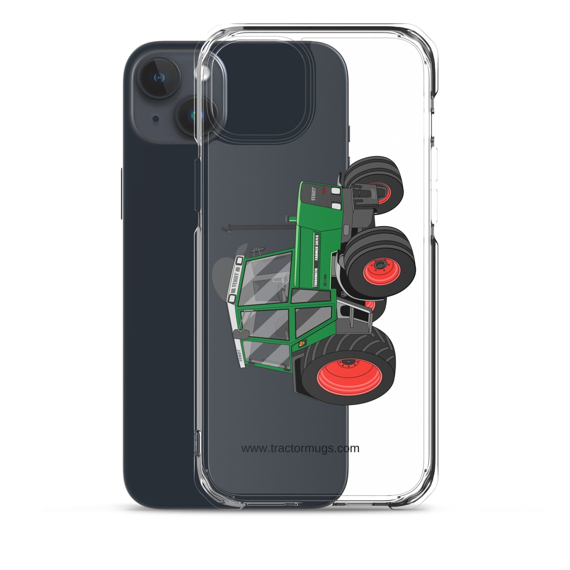 The Tractor Mugs Store Fendt Farmer TURBOMATIK 307 LSA  |  Clear Case for iPhone® Quality Farmers Merch