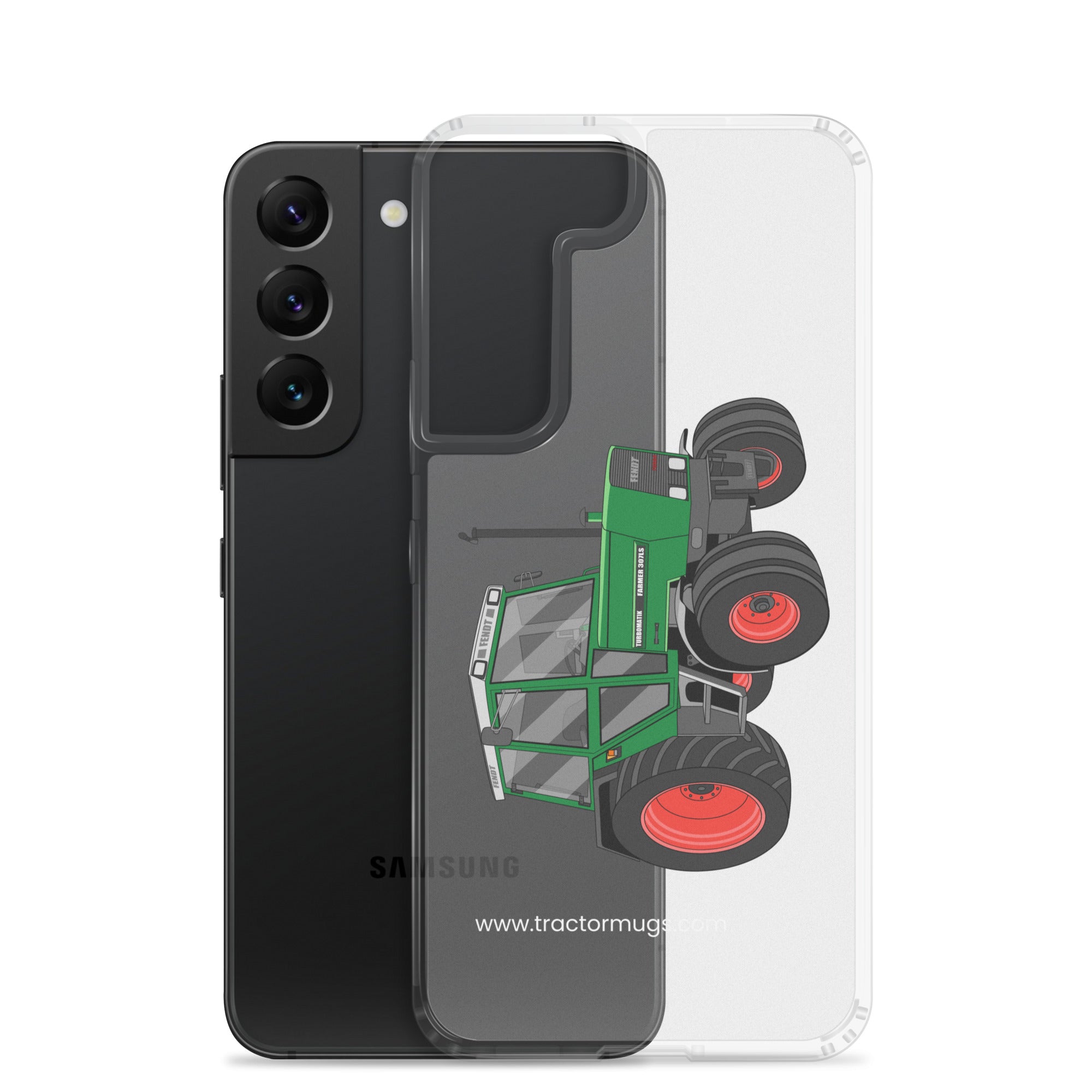 The Tractor Mugs Store Fendt Farmer TURBOMATIK 307 LSA  |  Clear Case for Samsung® Quality Farmers Merch