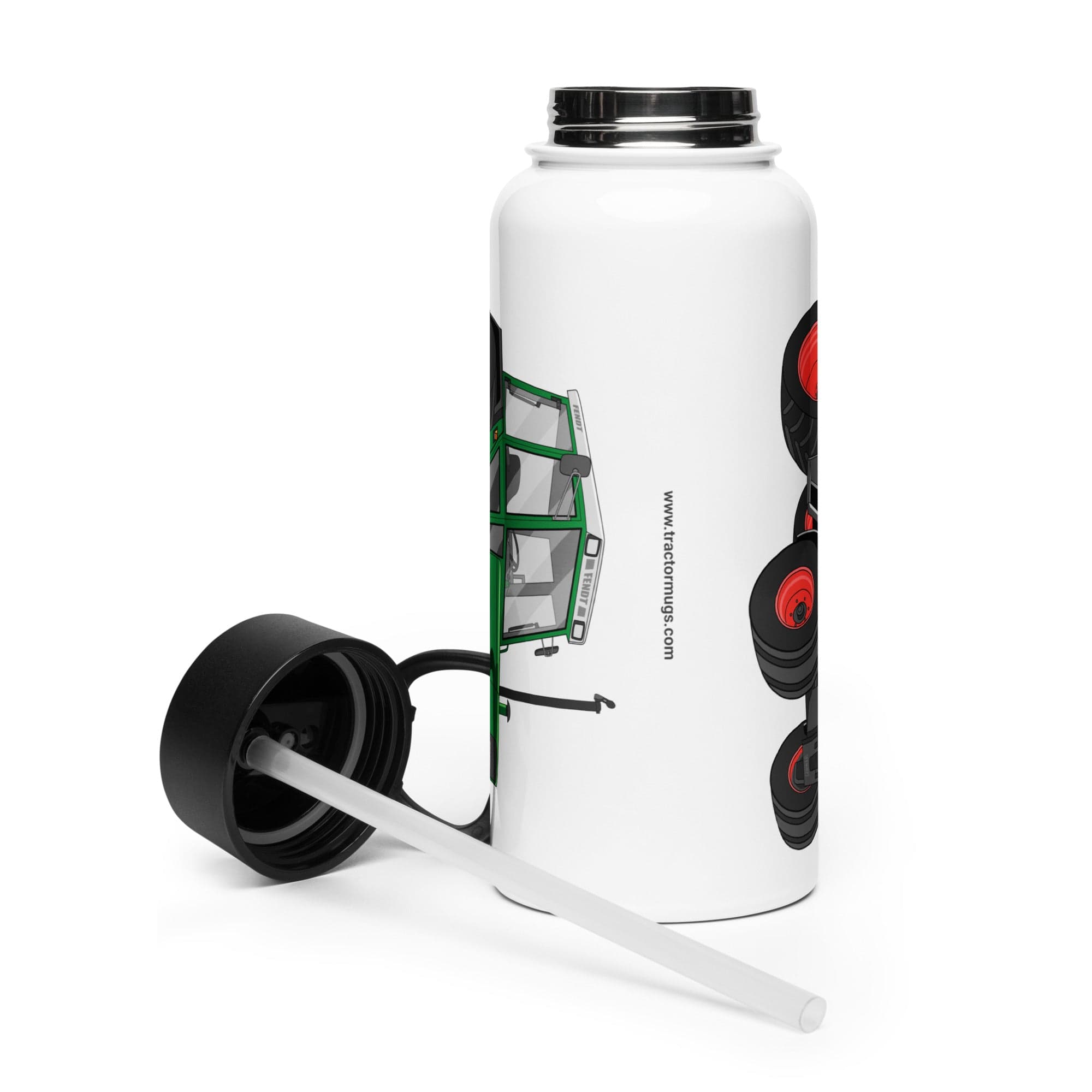 The Tractor Mugs Store Fendt Farmer TURBOMATIK 307 LSA  | Stainless Steel Water Bottle Quality Farmers Merch