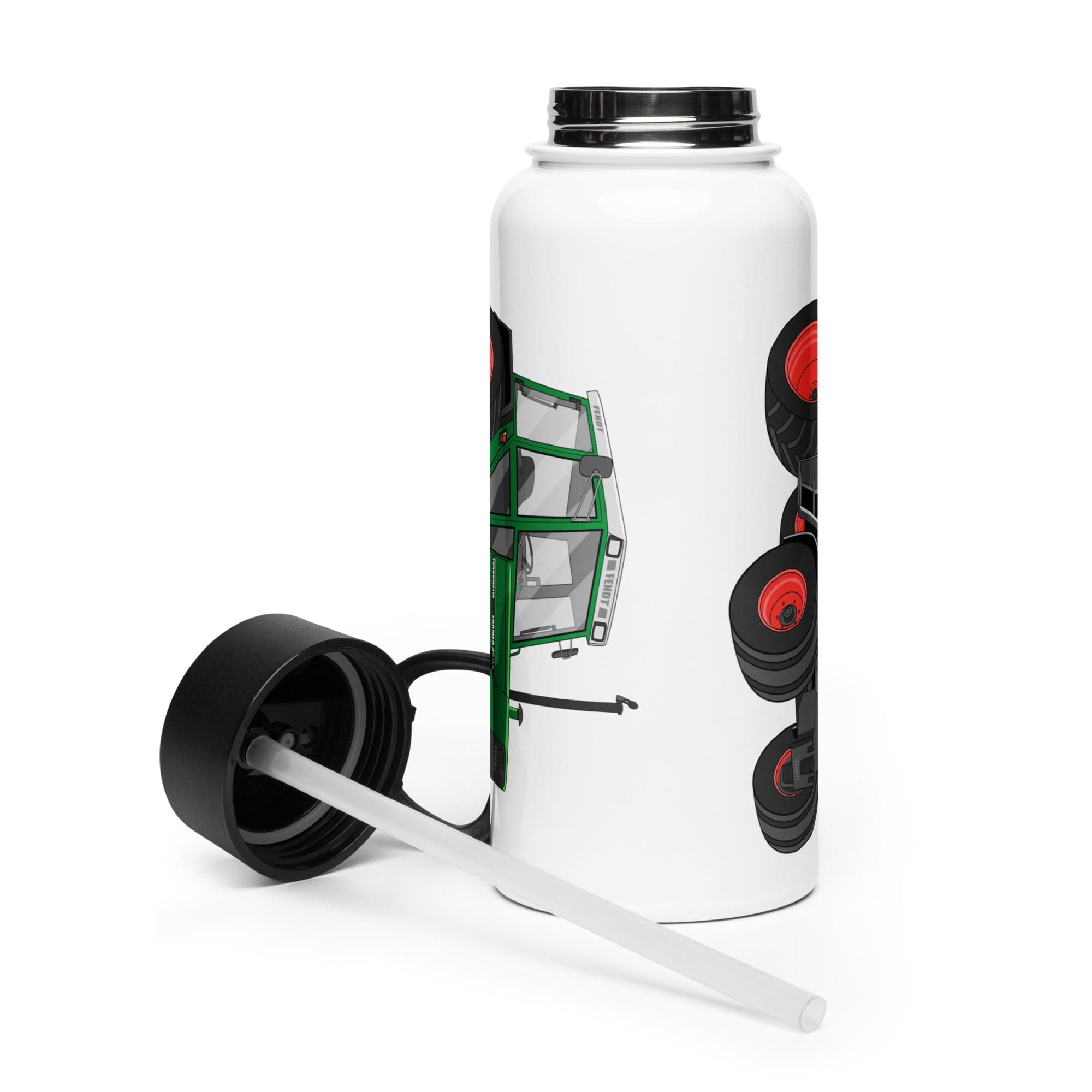 The Tractor Mugs Store Fendt Farmer TURBOMATIK 307 LSA  | Stainless Steel Water Bottle Quality Farmers Merch