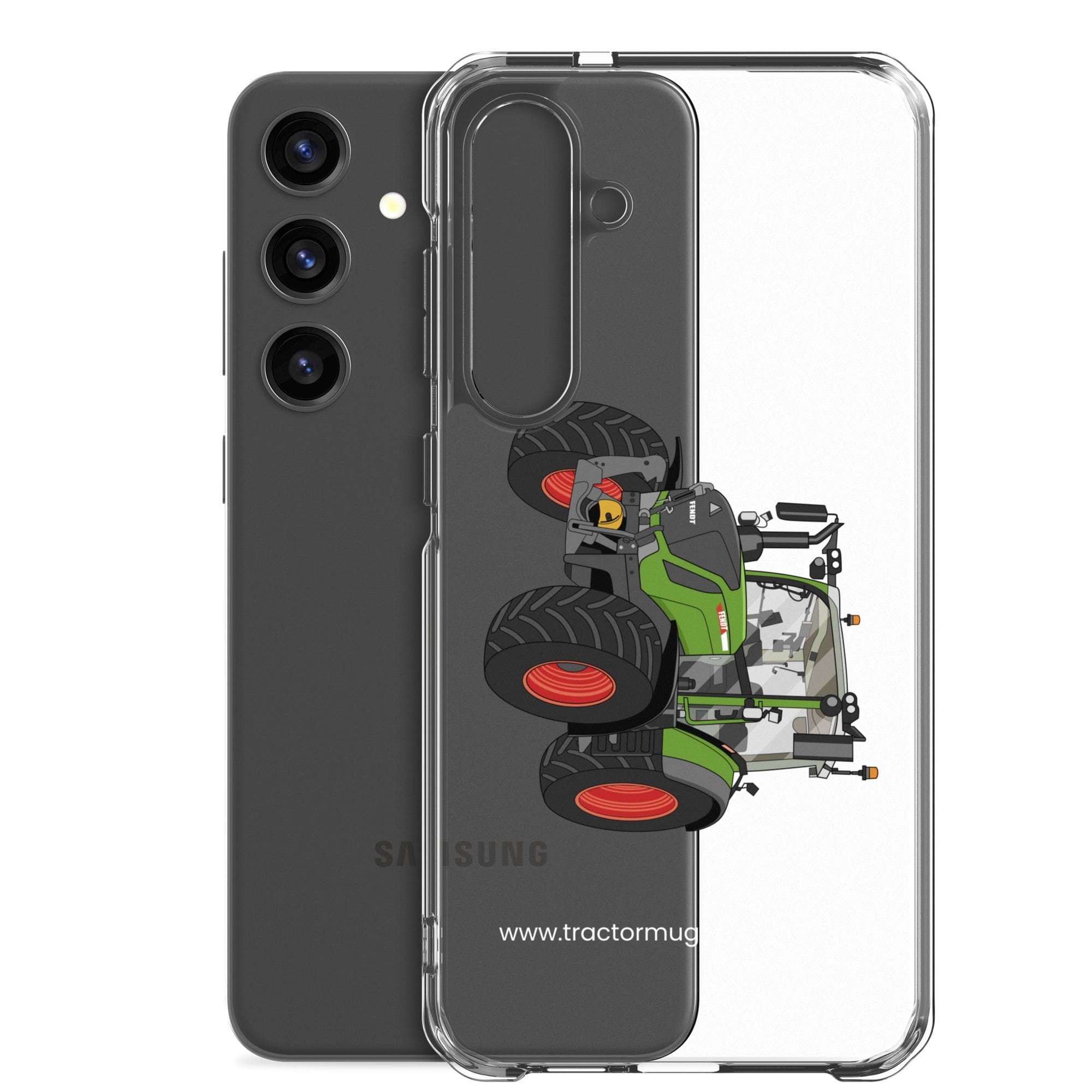 The Tractor Mugs Store Fendt Vario 313 | Clear Case for Samsung® Quality Farmers Merch