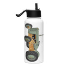 The Tractor Mugs Store Ferguson FE 35 | Stainless steel water bottle with a straw lid Quality Farmers Merch