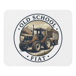 The Tractor Mugs Store FIATAGRI F130 OLD SCHOOL FIAT Engraving | Mouse Mat Quality Farmers Merch