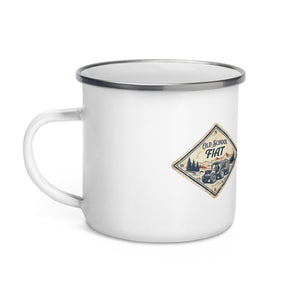 The Tractor Mugs Store FIATAGRI F130 OLD SCHOOL FIAT Heritage | Enamel Mug Quality Farmers Merch