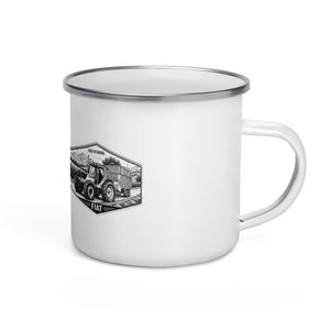 The Tractor Mugs Store FIATAGRI F130 OLD SCHOOL FIAT Moose | Enamel Mug Quality Farmers Merch