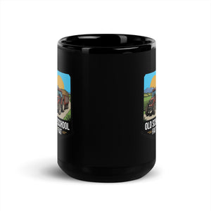 The Tractor Mugs Store FIATAGRI F140 OLD SCHOOL FIAT Bright | Black Mug Quality Farmers Merch