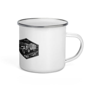 The Tractor Mugs Store FIATAGRI F140 OLD SCHOOL FIAT Moose | Enamel Mug Quality Farmers Merch