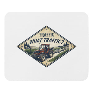 The Tractor Mugs Store FIATAGRI F140 TRAFFIC WHAT TRAFFIC? Heritage | Mouse Mat Quality Farmers Merch