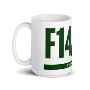 The Tractor Mugs Store FIATAGRI F140 | White Glossy Mug Quality Farmers Merch