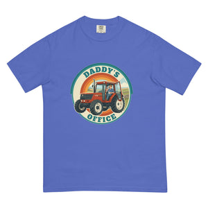 The Tractor Mugs Store Flo Blue FIATAGRI F130 DADDY'S OFFICE Retro | Unisex Premium T-shirt Quality Farmers Merch