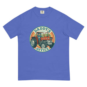 The Tractor Mugs Store Flo Blue Massey Ferguson 135 DADDY'S OFFICE Retro | Unisex Premium T-shirt Quality Farmers Merch