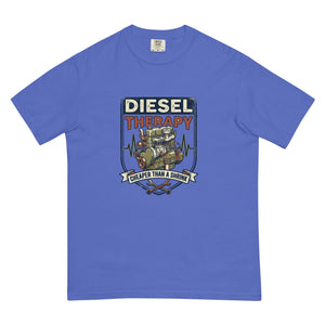 The Tractor Mugs Store Flo Blue / S Diesel Therapy | Unisex Premium T-shirt Quality Farmers Merch