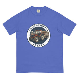 The Tractor Mugs Store Flo Blue / S FIATAGRI F140 OLD SCHOOL FIAT Engraving | Unisex Premium T-shirt Quality Farmers Merch