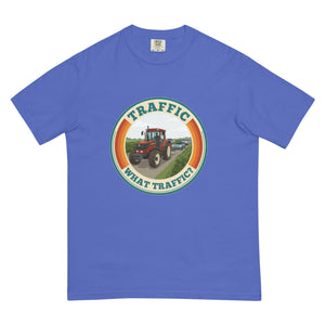 The Tractor Mugs Store Flo Blue / S FIATAGRI F140 TRAFFIC WHAT TRAFFIC? Retro | Unisex Premium T-shirt Quality Farmers Merch