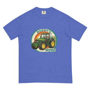 The Tractor Mugs Store Flo Blue / S John Deere 7810 DADDY'S OFFICE Retro | Unisex Premium T-shirt Quality Farmers Merch