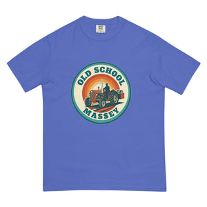 The Tractor Mugs Store Flo Blue / S Massey Ferguson 35X OLD SCHOOL MASSEY Retro | Unisex Premium T-shirt Quality Farmers Merch