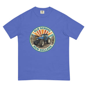 The Tractor Mugs Store Flo Blue / S New Holland TM 155 OLD SCHOOL NEW HOLLAND Retro | Unisex Premium T-shirt Quality Farmers Merch