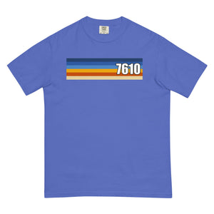 The Tractor Mugs Store Flo Blue / S Retro Stripes 7610 | Unisex Premium T-shirt Quality Farmers Merch