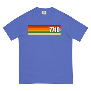 The Tractor Mugs Store Flo Blue / S Retro Stripes 7710 | Unisex Premium T-shirt Quality Farmers Merch