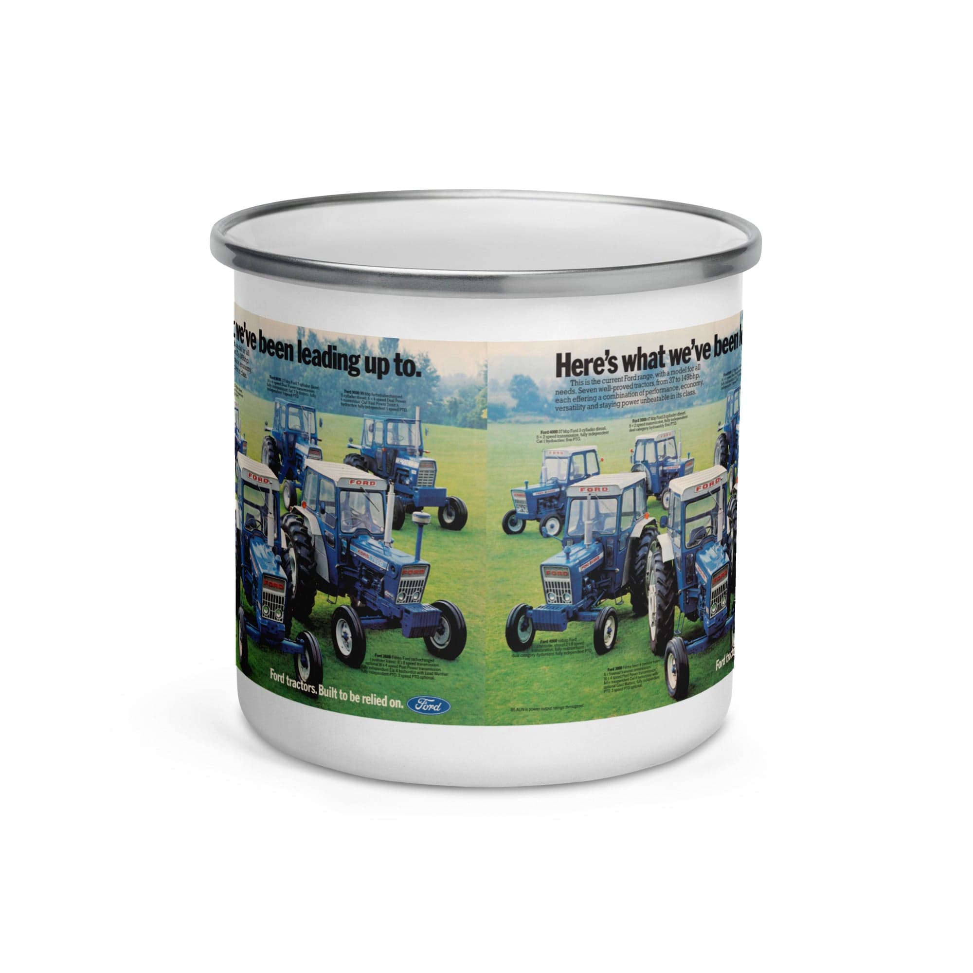 The Tractor Mugs Store Ford '000 Series Advert | Enamel Mug Quality Farmers Merch