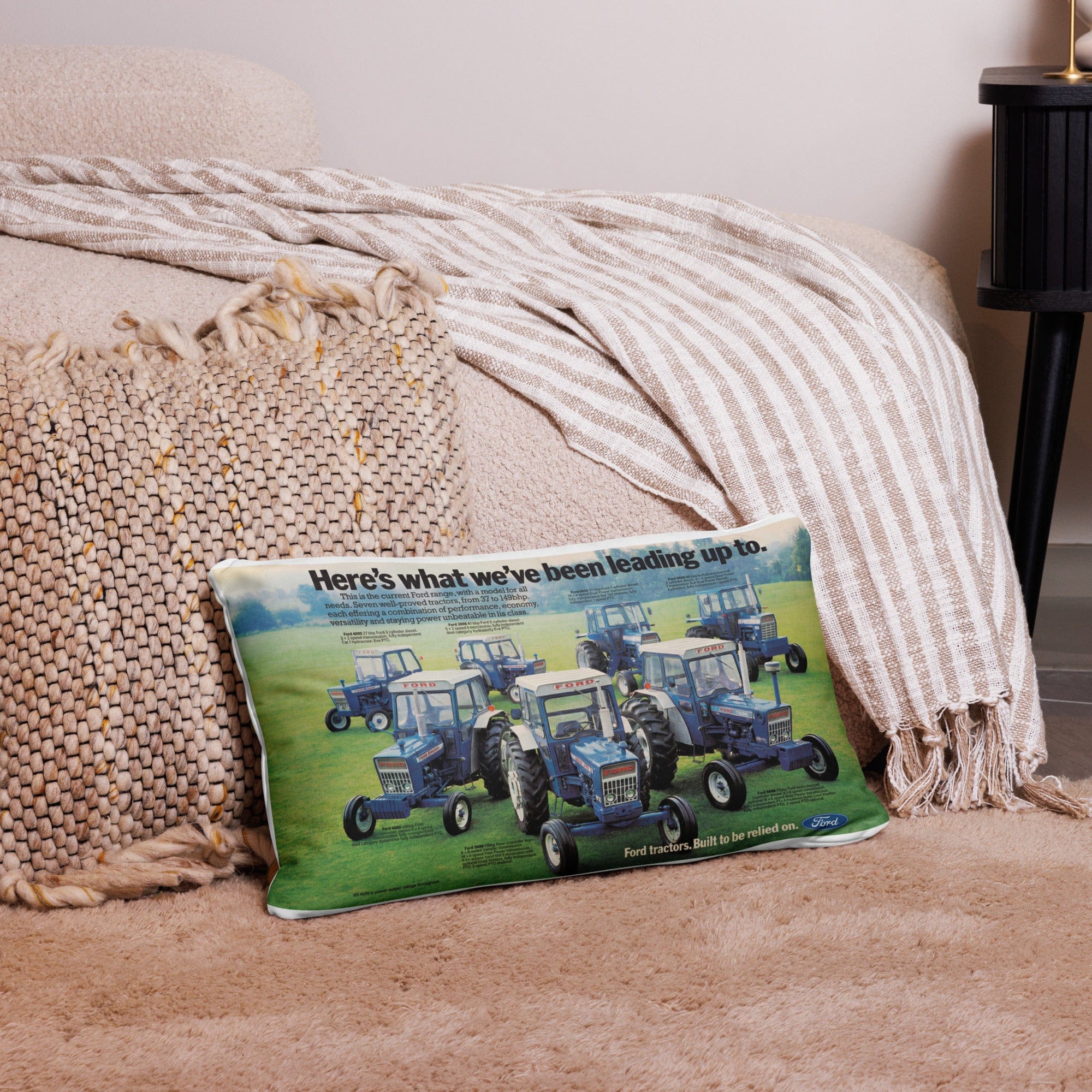 The Tractor Mugs Store Ford '000 Series Advert | Pillow Case Quality Farmers Merch
