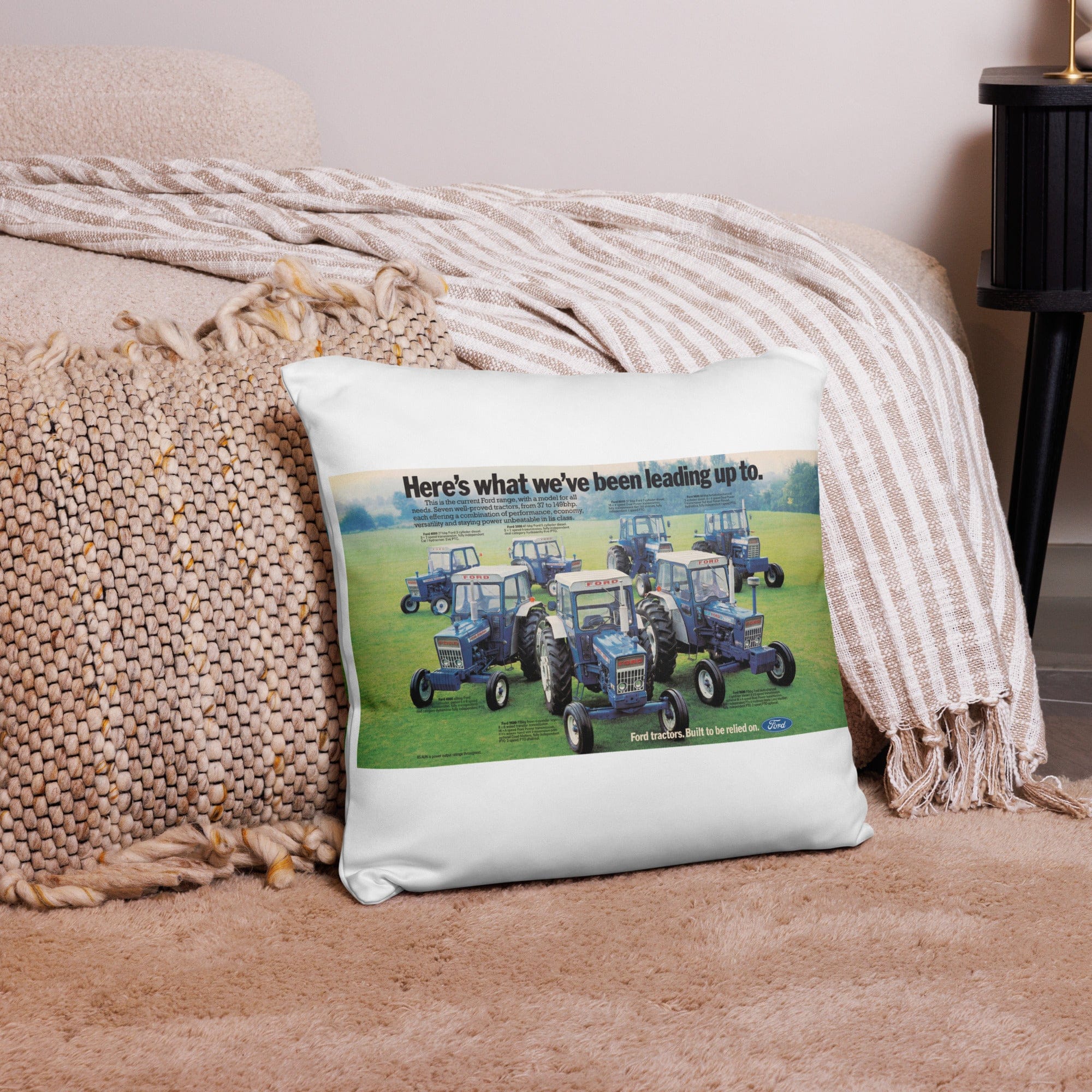 The Tractor Mugs Store Ford '000 Series Advert | Pillow Case Quality Farmers Merch