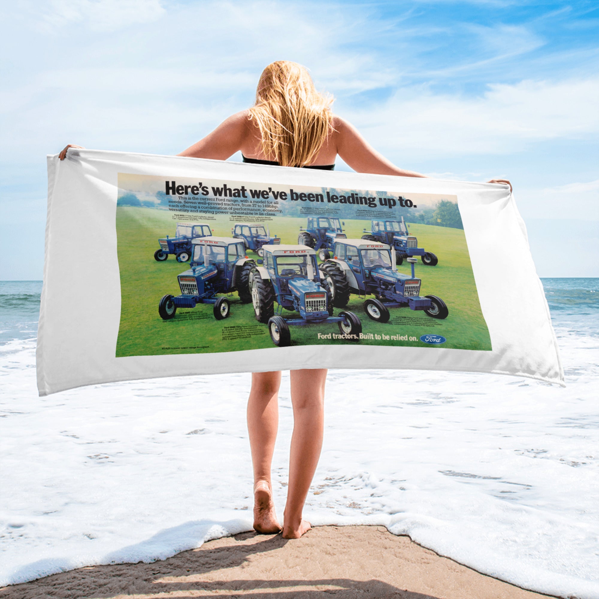 The Tractor Mugs Store Ford '000 Series Advert | Towel Quality Farmers Merch