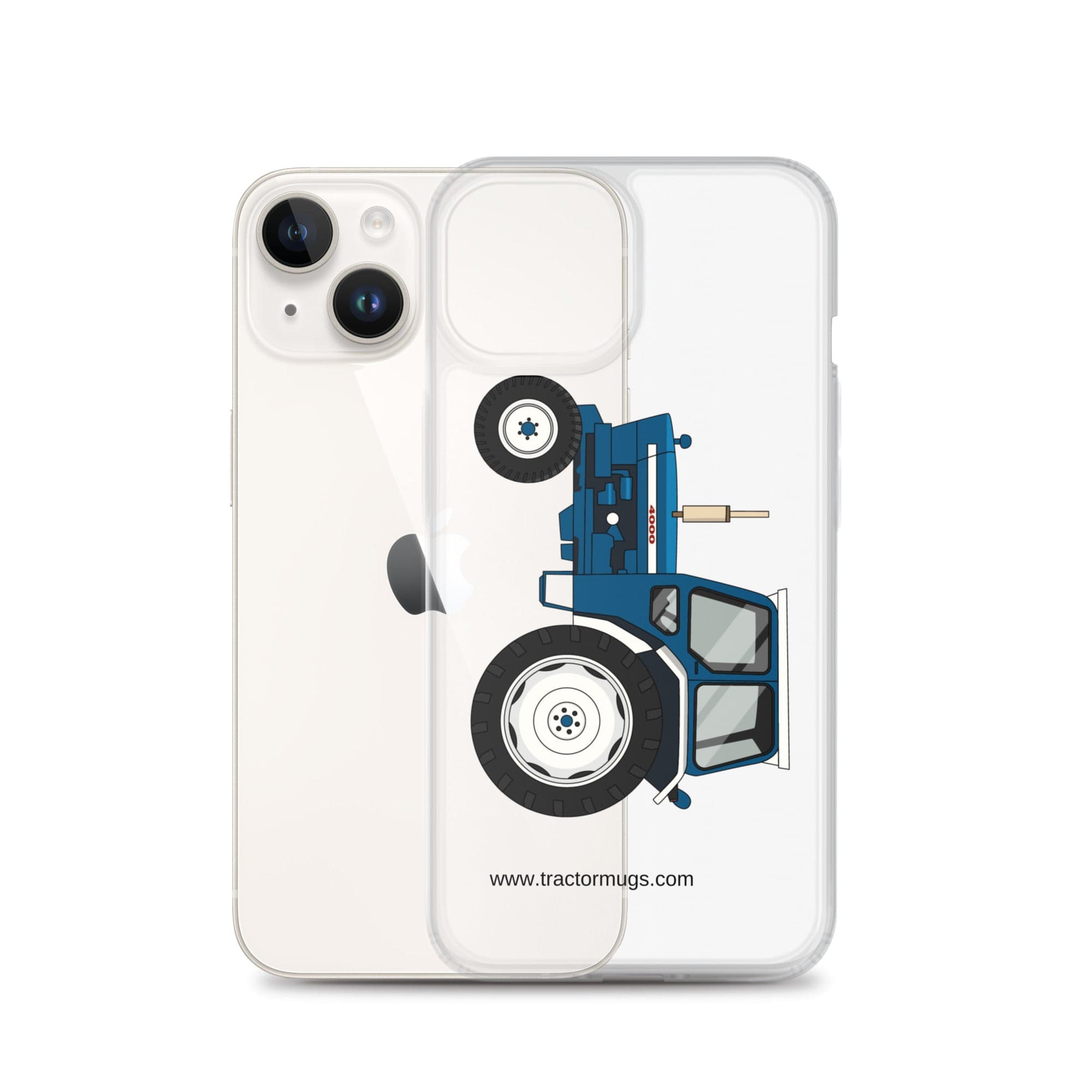 The Tractor Mugs Store Ford 4000 | Clear Case for iPhone® Quality Farmers Merch