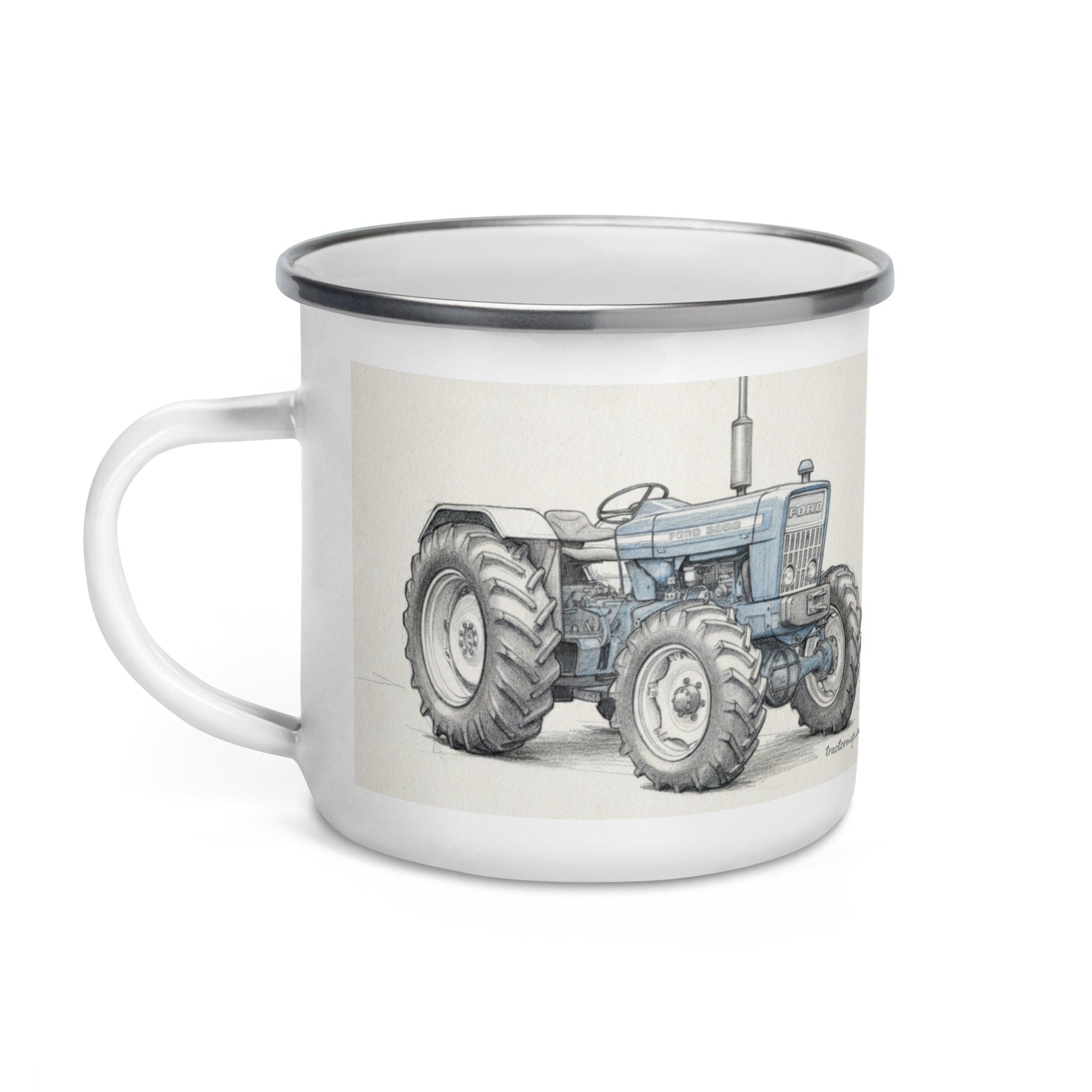 The Tractor Mugs Store Ford 5000 4WD | Enamel Mug Quality Farmers Merch