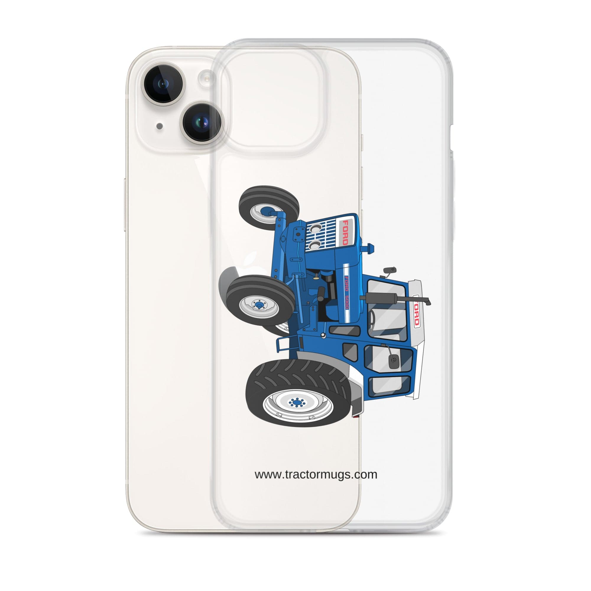 The Tractor Mugs Store Ford 5000  | Clear Case for iPhone® Quality Farmers Merch