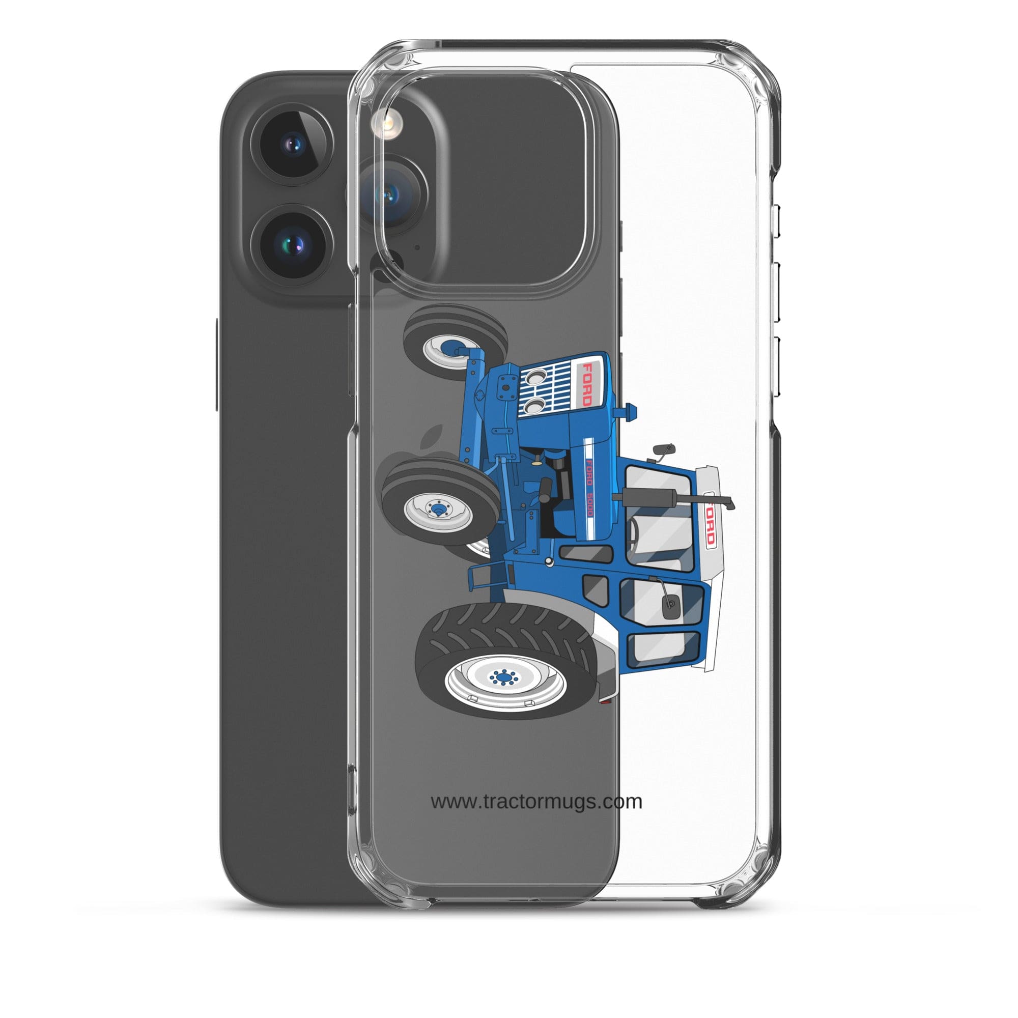 The Tractor Mugs Store Ford 5000  | Clear Case for iPhone® Quality Farmers Merch