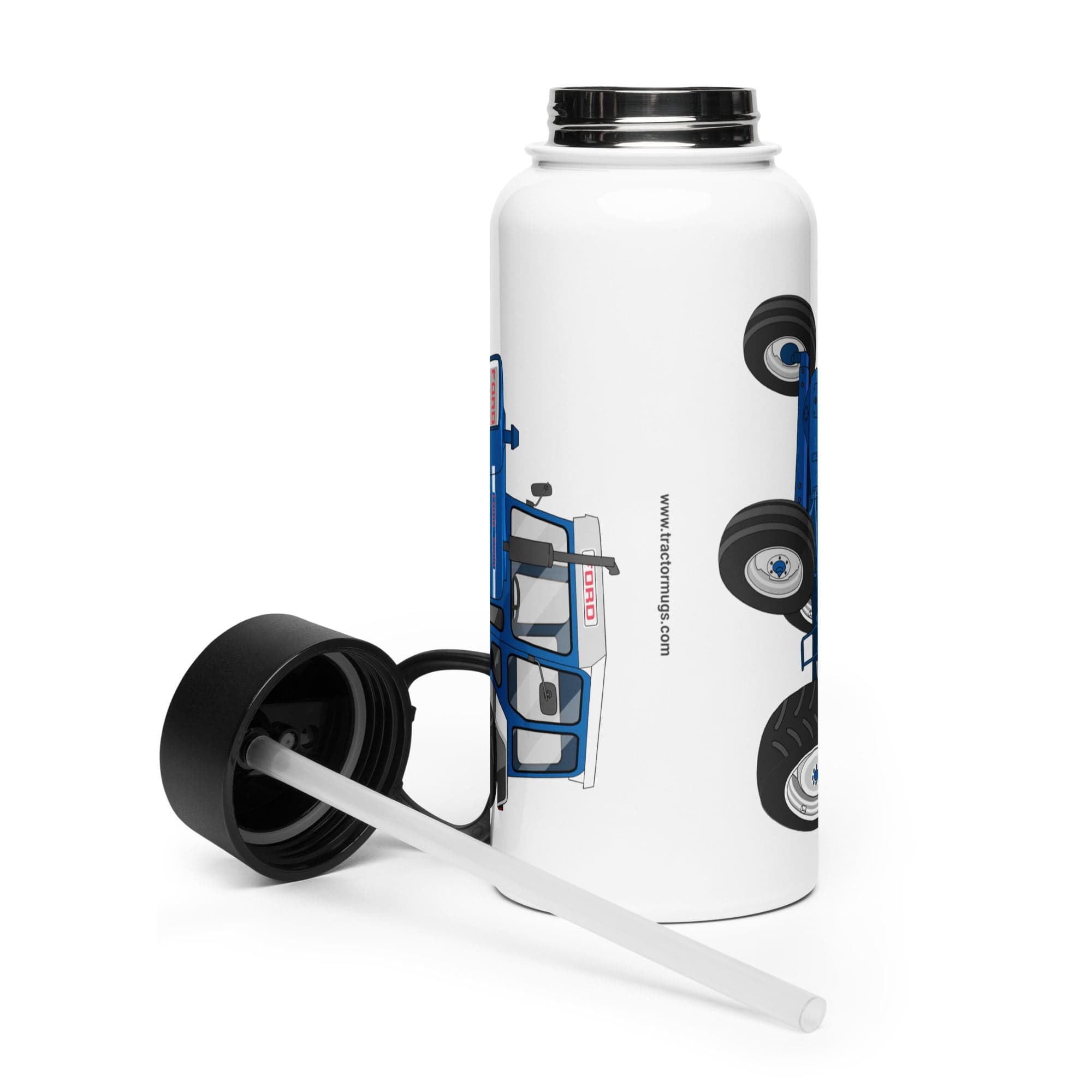 The Tractor Mugs Store Ford 5000  | Stainless Steel Water Bottle Quality Farmers Merch