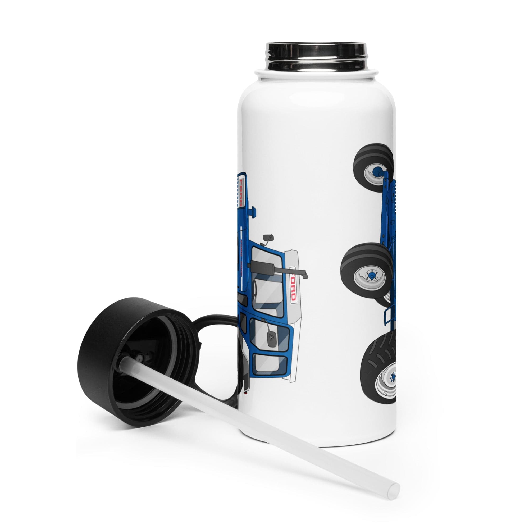The Tractor Mugs Store Ford 5000  | Stainless Steel Water Bottle Quality Farmers Merch